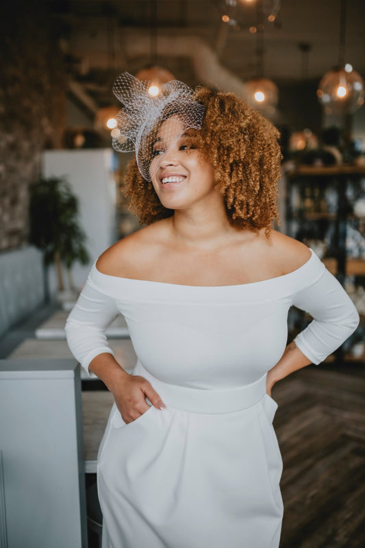 Elopement wedding bodysuit, made in Ottawa