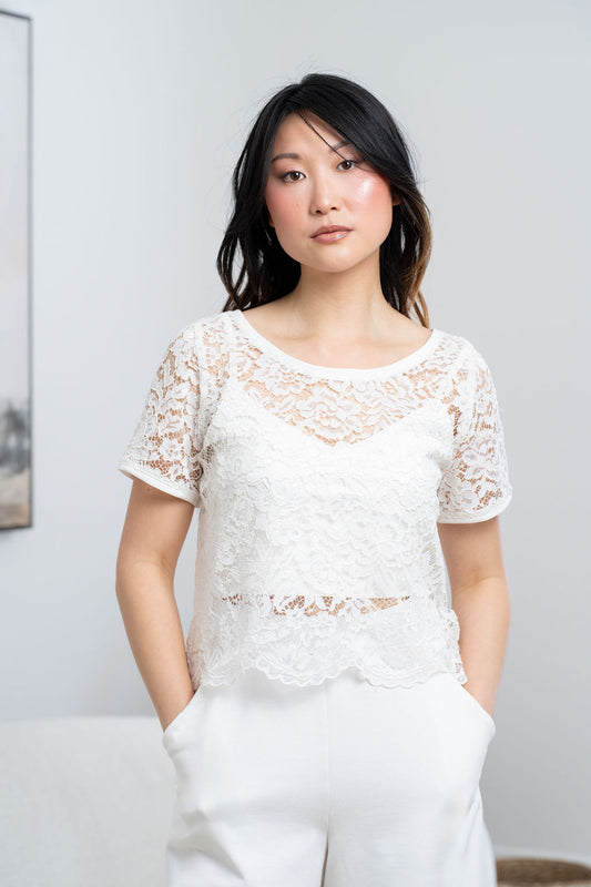 Rosie Crop Top - Bridal