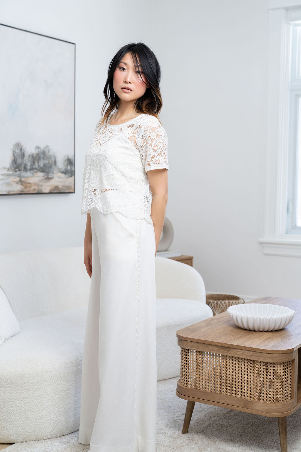 Rosie Crop Top - Bridal