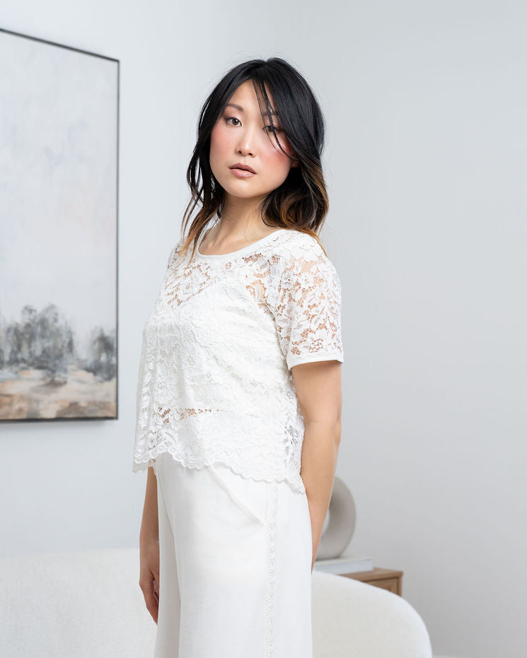 Rosie Crop Top - Bridal