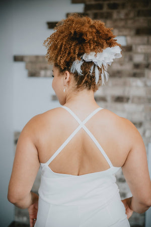 Bridal jumpsuit made in Ottawa