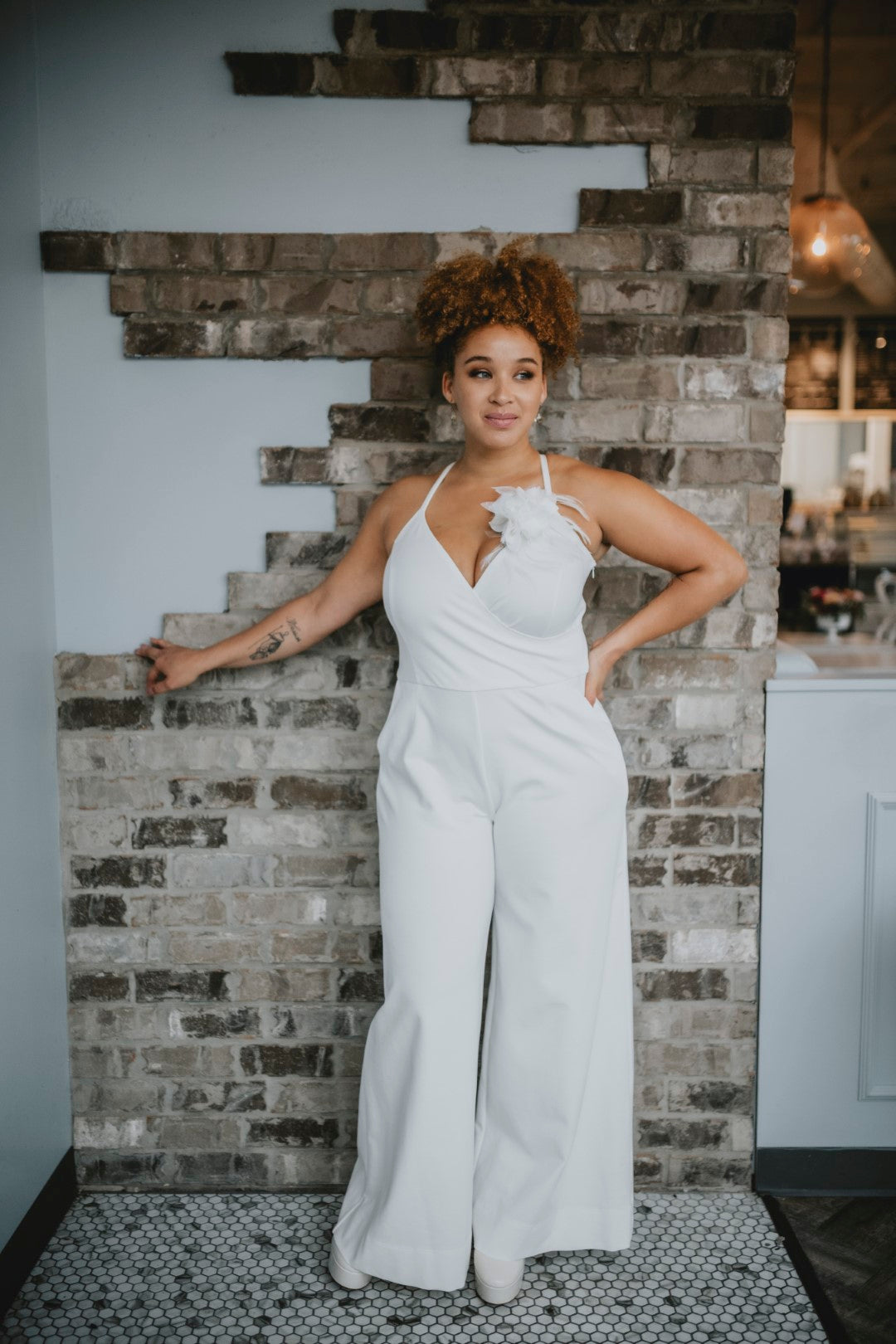 Bridal jumpsuit made in Ottawa