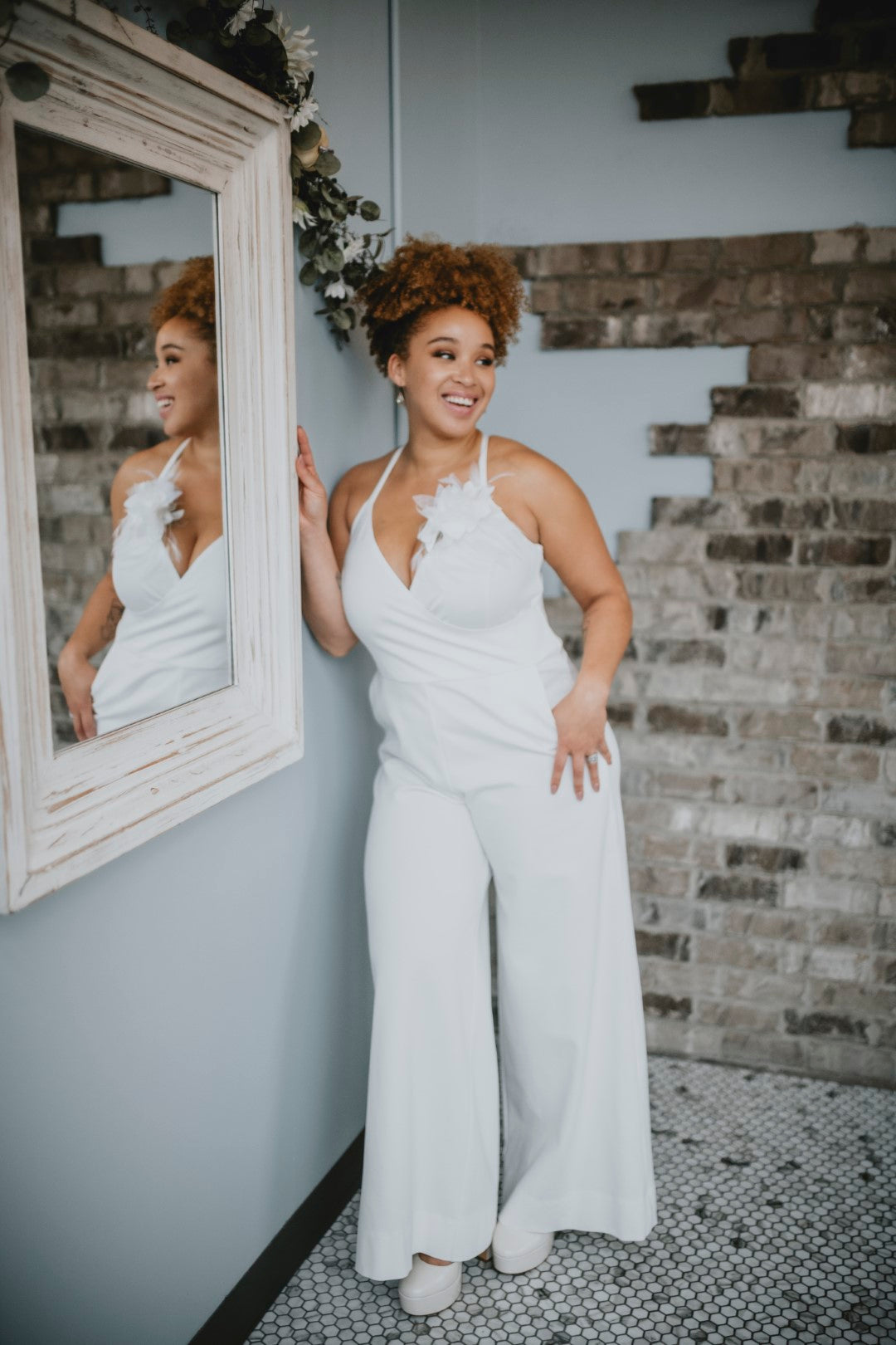 Bridal jumpsuit made in Ottawa