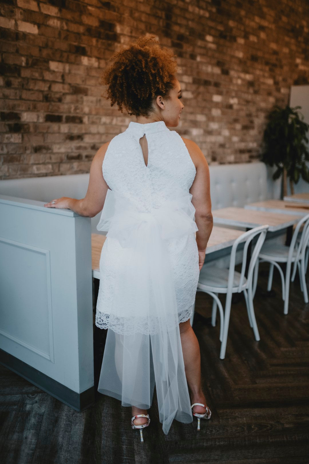 Casual wedding dress, made in Ottawa