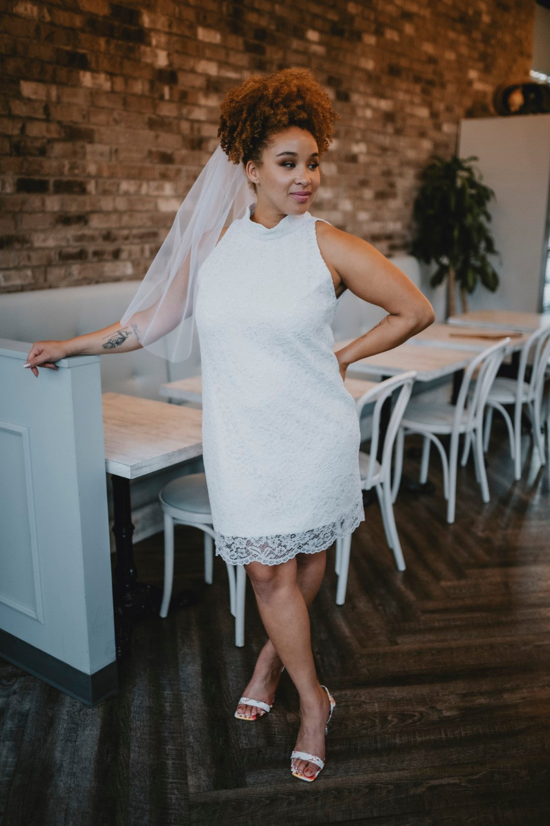 Casual wedding dress, made in Ottawa