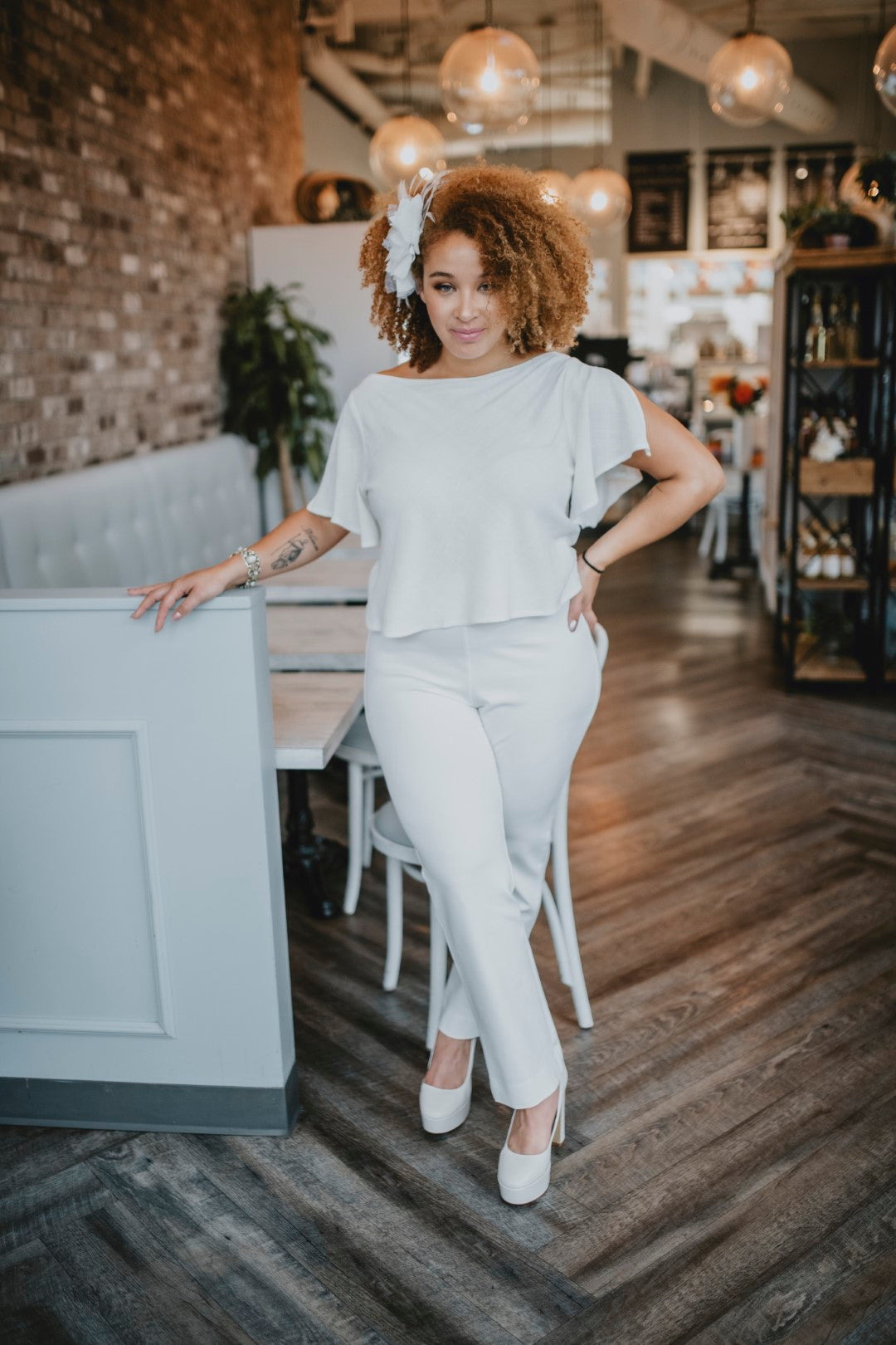 bridal top that covers arms, made in Ottawa