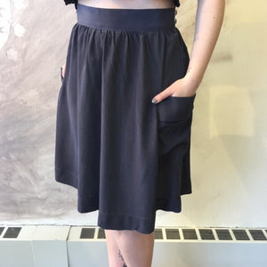 June C skirt, grey polyester